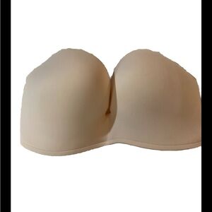 Delimira NWT Strapless Seamless Underwire Bra Apricot Size 40F